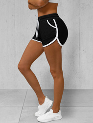 Γυναικείο σόρτς φόρμας mαύρος OZONEE JS/8K208/3