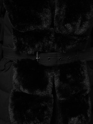 Γυναικείο μπουφάν μαύρο OZONEE JS/5M3158/392