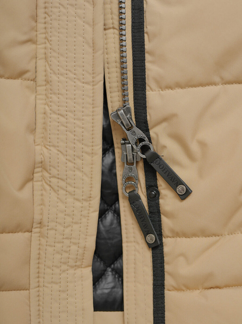 Γυναικείο μπουφάν μπεζ OZONEE O/W377Z