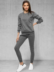 Γυναικεία αθλητική φόρμα γραφίτη OZONEE 17