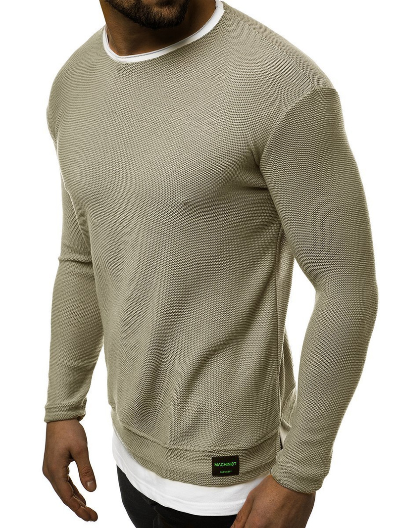 Ανδρικό Φούτερ ανοιχτό-χακί OZONEE MACH/2139/19