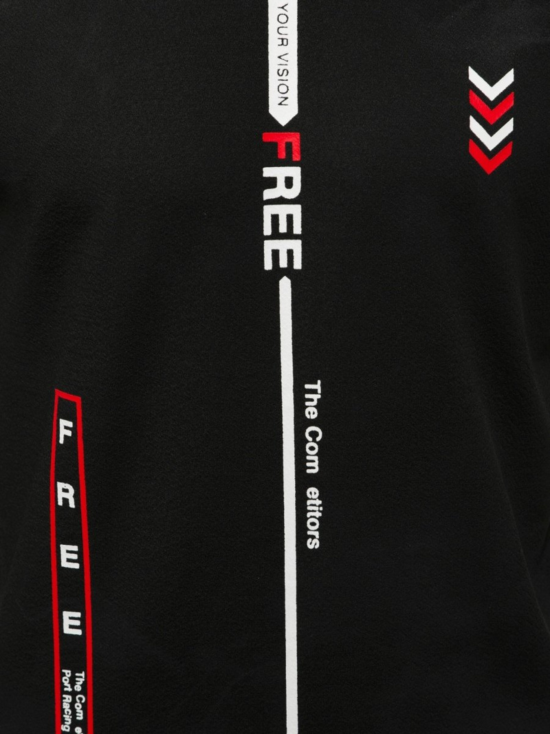 Ανδρικό μπλουζάκι μαύρο OZONEE JS/SS10999