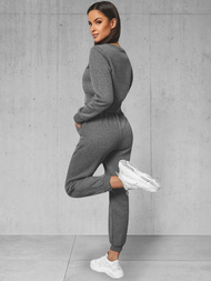 Γυναικείο σετ φόρμας δύο κομματιών γραφίτη OZONEE JS/8C78/5