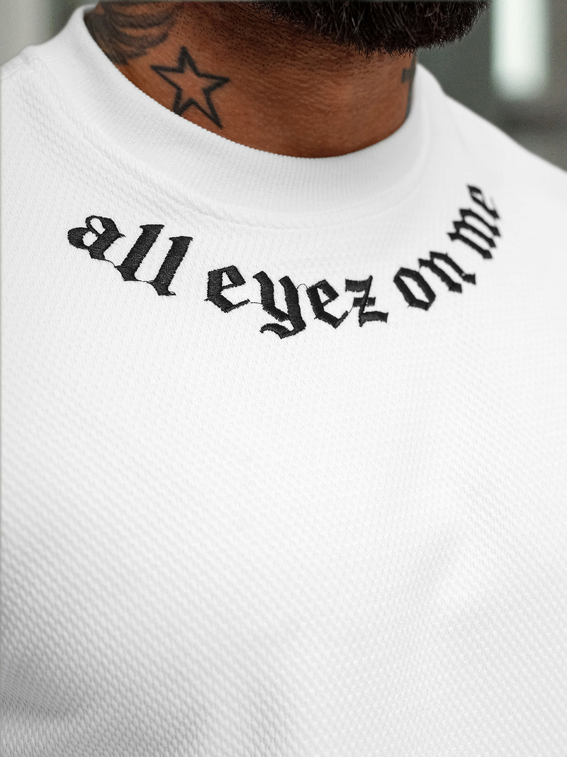 Ανδρικό Φούτερ λευκό OZONEE O/P2027Z