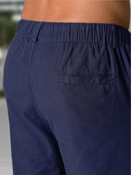 Ανδρικό σόρτς chino ναυτικό μπλε OZONEE TMK/DC809/3Z