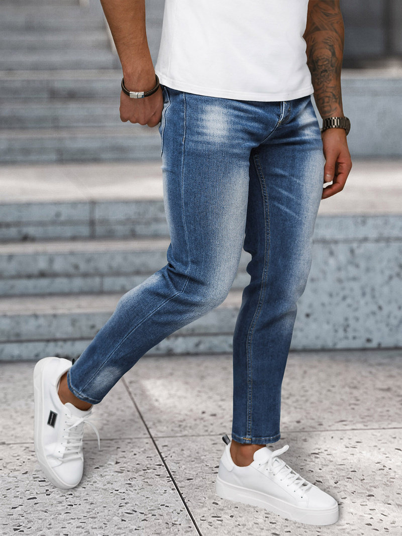 Ανδρικό τζιν παντελόνι μπλε OZONEE NB/MP0199BC