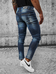 Ανδρικό τζιν παντελόνι Σκούρο μπλε OZONEE NB/MP0170BS