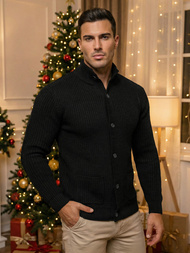 Ανδρικό πουλόβερ mαύρος OZONEE NB/MM6020/4Z