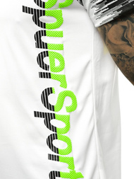 Ανδρικό μπλουζάκι λευκό OZONEE JS/KS2069Z