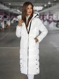 Γυναικείο μπουφάν λευκό OZONEE JS/5M3233/281