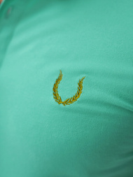 Ανδρική μπλούζα polo τυρκουάζ OZONEE O/QQ1337