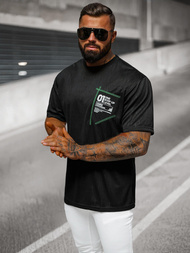 Ανδρικό μπλουζάκι μαύρο OZONEE O/3C333