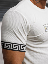 Ανδρικό μπλουζάκι λευκό OZONEE O/T7571