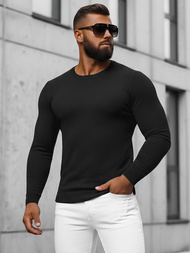 Ανδρικό πουλόβερ μαύρο OZONEE NB/MMB602/4Z