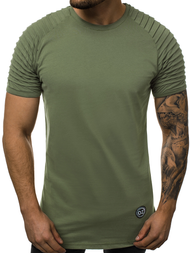 Ανδρικό μπλουζάκι χακί OZONEE O/1256