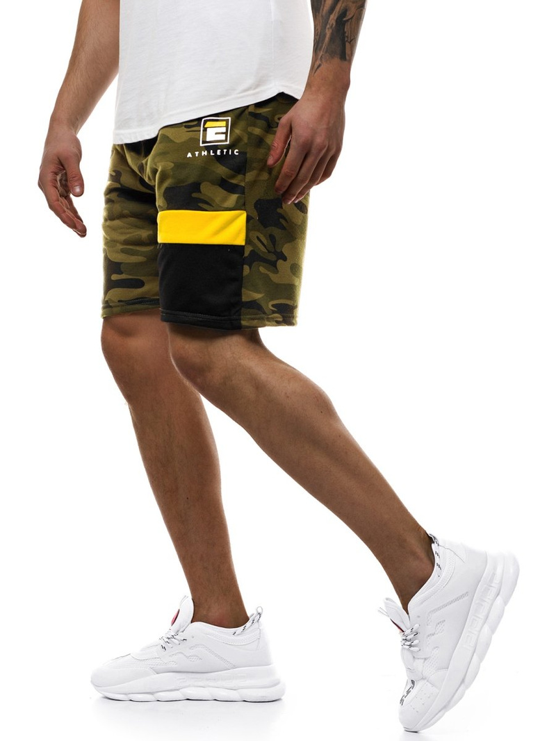 Ανδρικό σόρτς πράσινο OZONEE JS/KK300160