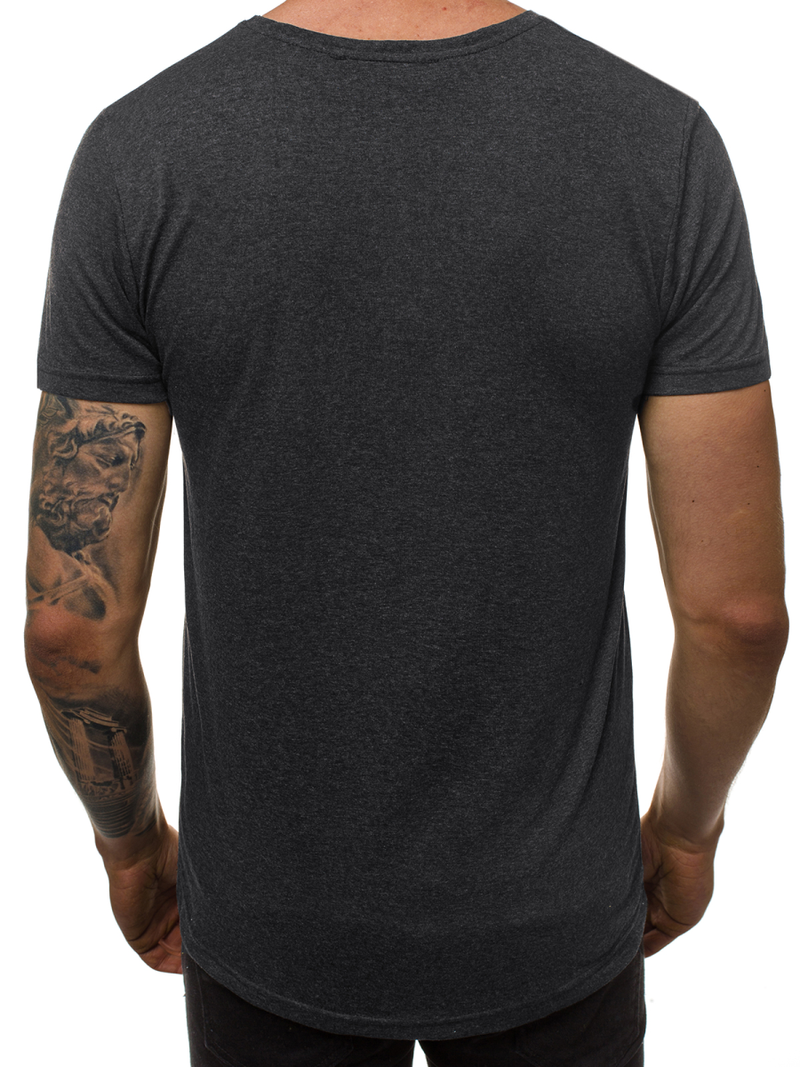 Ανδρικό μπλουζάκι γραφίτη OZONEE O/2309