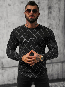 Ανδρικό Φούτερ μαύρο OZONEE O/5919BZ