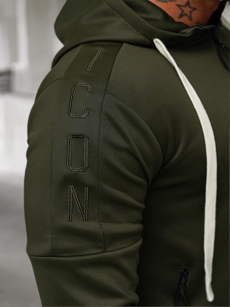 Ανδρικό σετ φόρμας xακί OZONEE O/LN11760