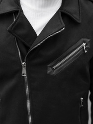 Ανδρικό μπουφάν μαύρο OZONEE JS/M15501