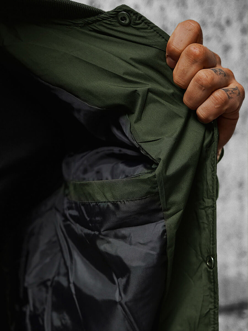 Ανδρικό μπουφάν Πράσινος OZONEE JS/84M3020/136