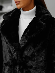 Γυναικείο μπουφάν μαύρο OZONEE JS/11Z8168Z