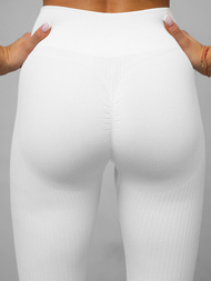 Γυναικείο σετ φόρμας δύο κομματιών λευκό OZONEE O/SY2317