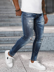 Ανδρικό τζιν παντελόνι Σκούρο μπλε OZONEE NB/MP0170BS