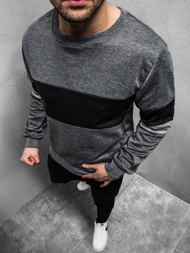 Ανδρικό Φούτερ γραφίτη OZONEE JS/JZ11039Z