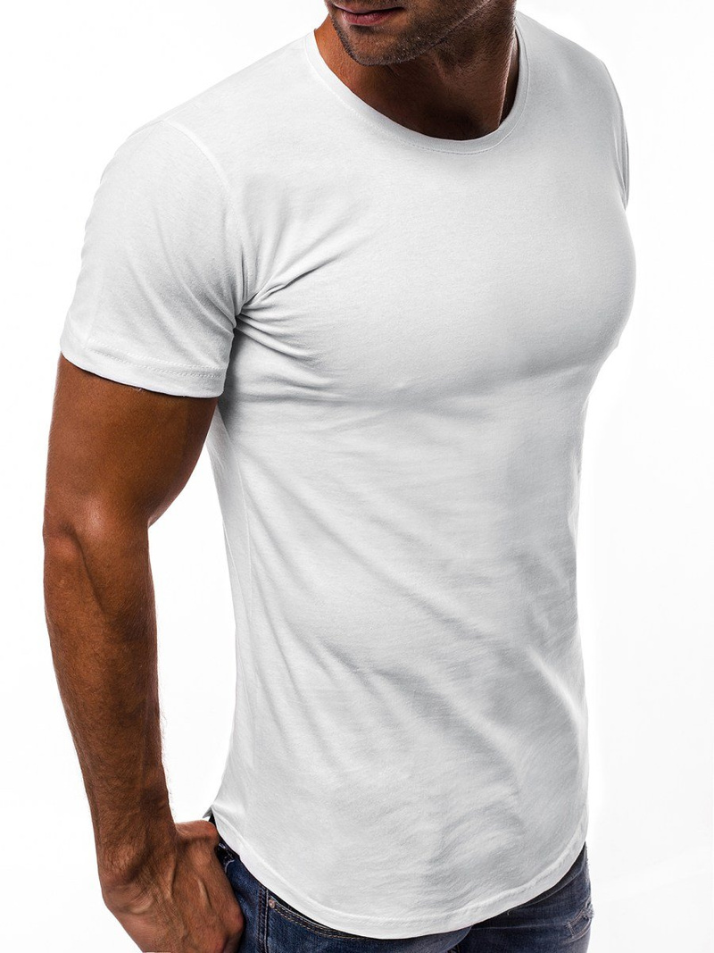 OZONEE O/1207 Ανδρικό μπλουζάκι λευκό