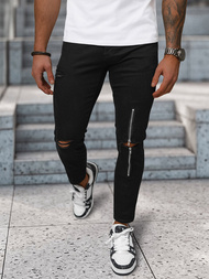 Ανδρικό τζιν παντελόνι mαύρος OZONEE NB/MP0087N