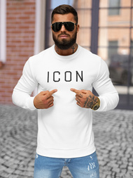 Ανδρικό Φούτερ λευκό OZONEE O/D7394Z