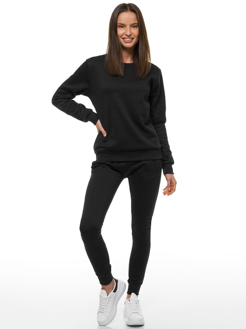 Γυναικείο παντελόνι φόρμας μαύρο OZONEE JS/CK01