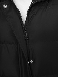 Γυναικείο αμάνικο μπουφάν μαύρο OZONEE JS/M728/392