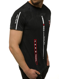 Ανδρικό μπλουζάκι μαύρο OZONEE JS/SS10999