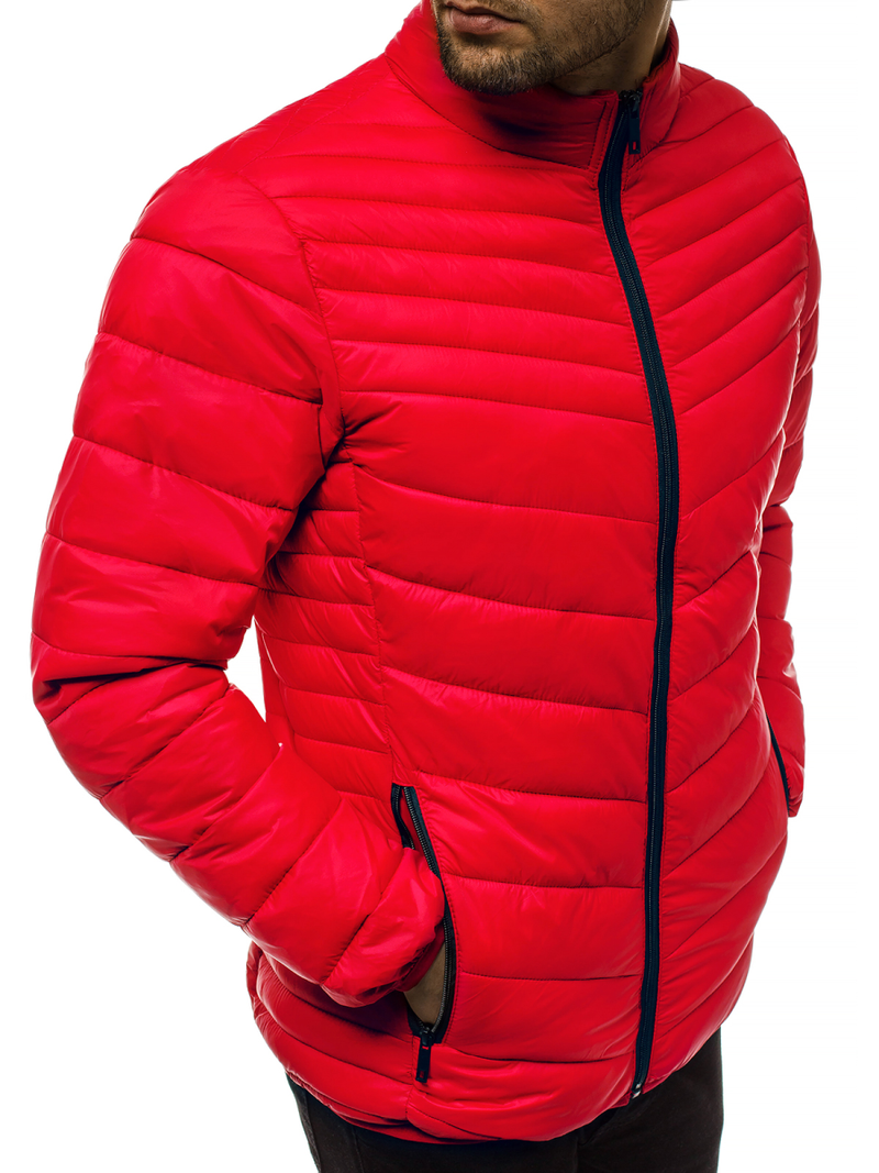 Ανδρικό μπουφάν Κόκκινο OZONEE JB/JP1137