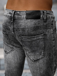 Ανδρικό τζιν παντελόνι mαύρος OZONEE NB/MP0069N