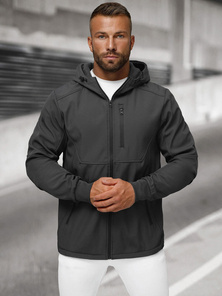 Ανδρικό μπουφάν softshell γραφίτη OZONEE JS/27B6529/5