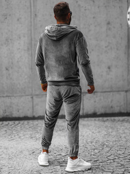 Ανδρικό σετ φόρμας Γκρί OZONEE O/D8160/9157