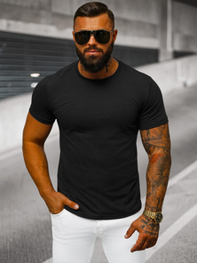 Ανδρικό μπλουζάκι μαύρο OZONEE JS/712005Z