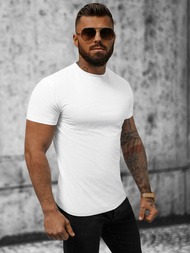 Ανδρικό μπλουζάκι λευκό OZONEE NB/MT3001