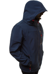 Ανδρικό μπουφάν Softshell ναυτικό μπλε-Κόκκινο OZONEE GE/12262