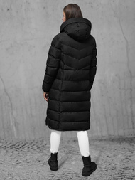 Γυναικείο μπουφάν μαύρο OZONEE JS/M736/392