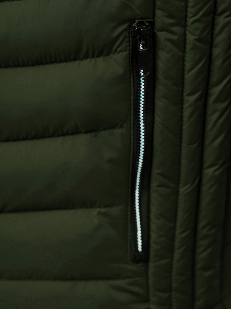 Ανδρικό αμάνικο μπουφάν xακί OZONEE N/7133Z