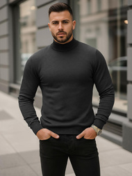 Ανδρικό πουλόβερ Γραφίτης OZONEE V/V24503