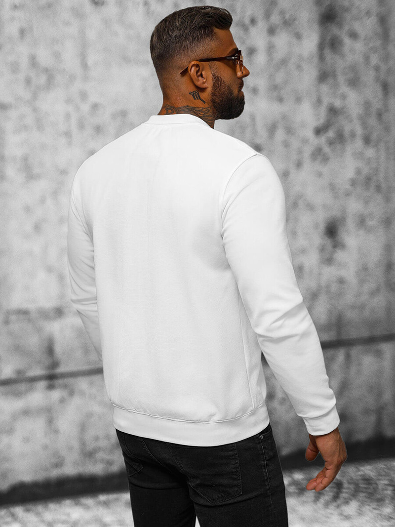 Ανδρικό Φούτερ λευκό OZONEE O/TB2203