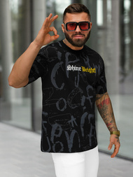 Ανδρικό μπλουζάκι μαύρο OZONEE O/YN2/621