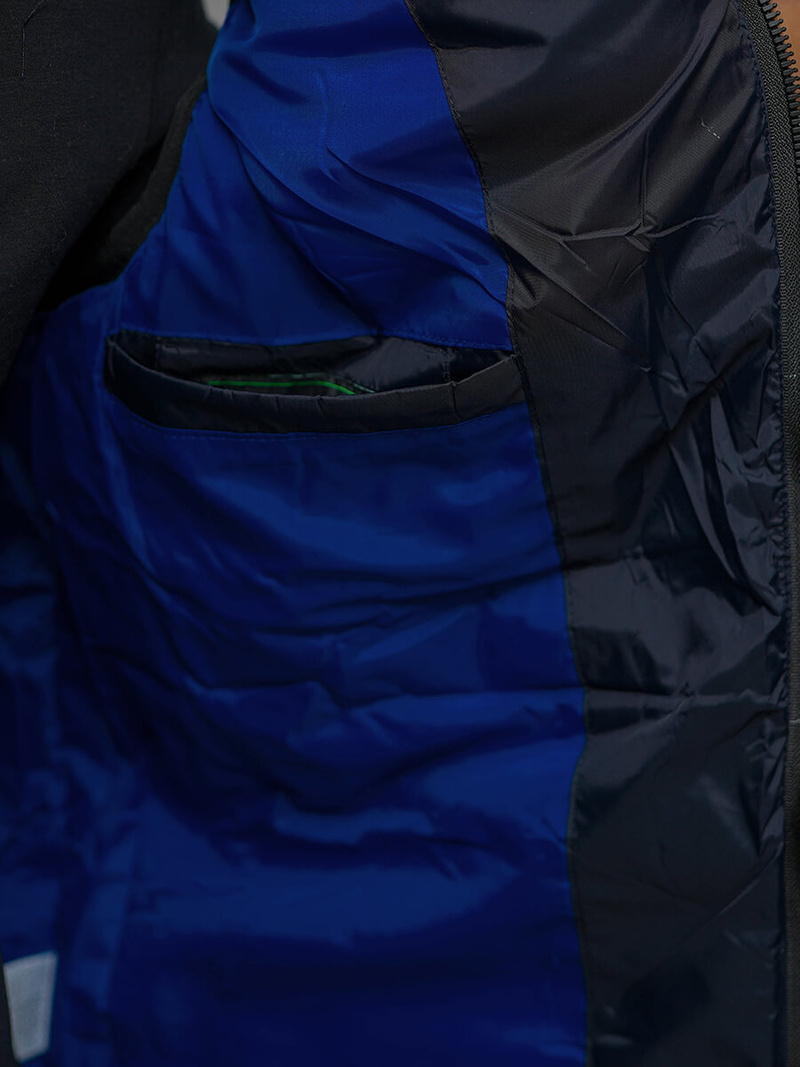 Ανδρικό αμάνικο μπουφάν ναυτικό μπλε OZONEE N/7133Z