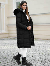 Γυναικείο μπουφάν μαύρο OZONEE O/W377Z