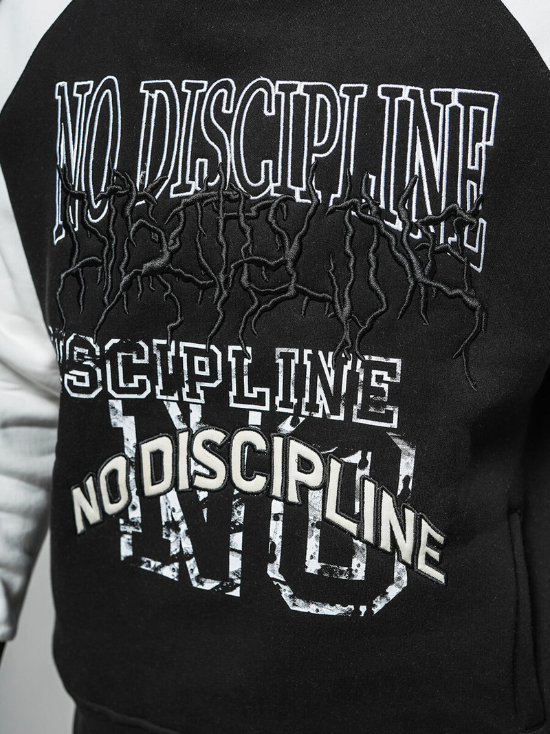 Φούτερ με Κουκούλα μαύρο OZONEE O/SWE23037